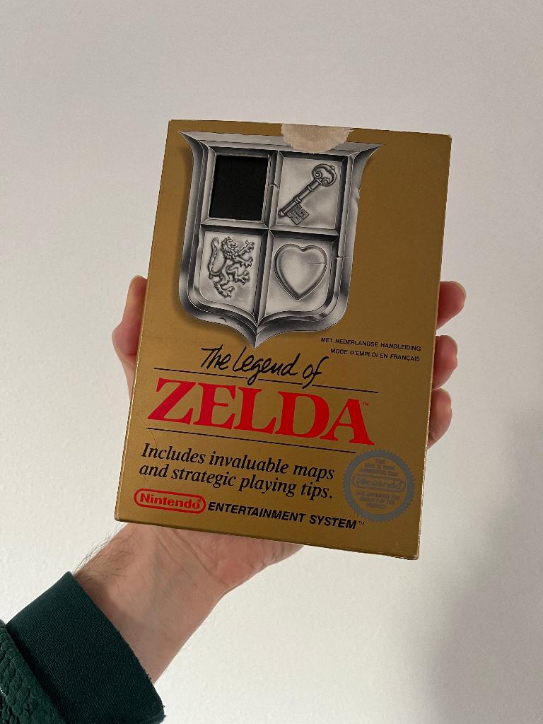 Nintendo NES game The Legend Of Zelda with perfect box, Spelcomputers en Games, Games | Nintendo NES, Avontuur en Actie, 1 speler