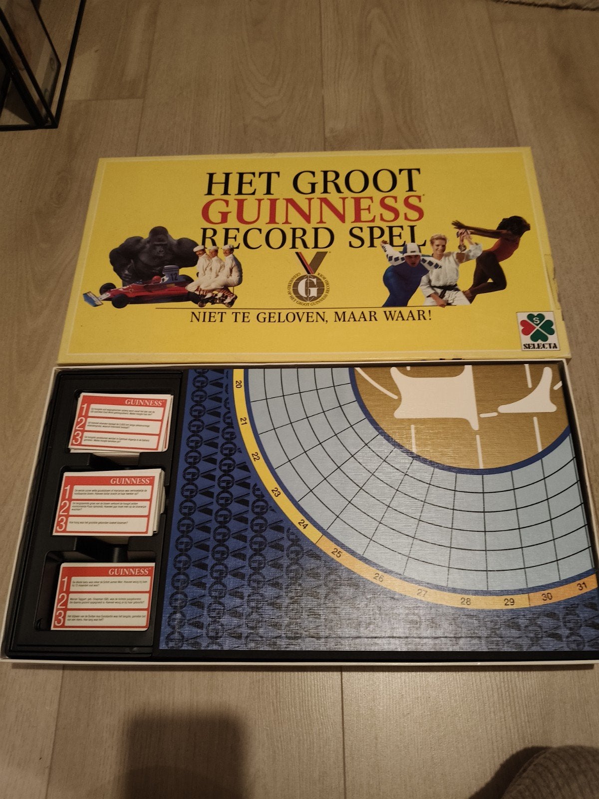 Het Groot Guinness Record Spel - Bordspel, Drie of vier spelers, Ophalen of Verzenden, Gebruikt, Selecta