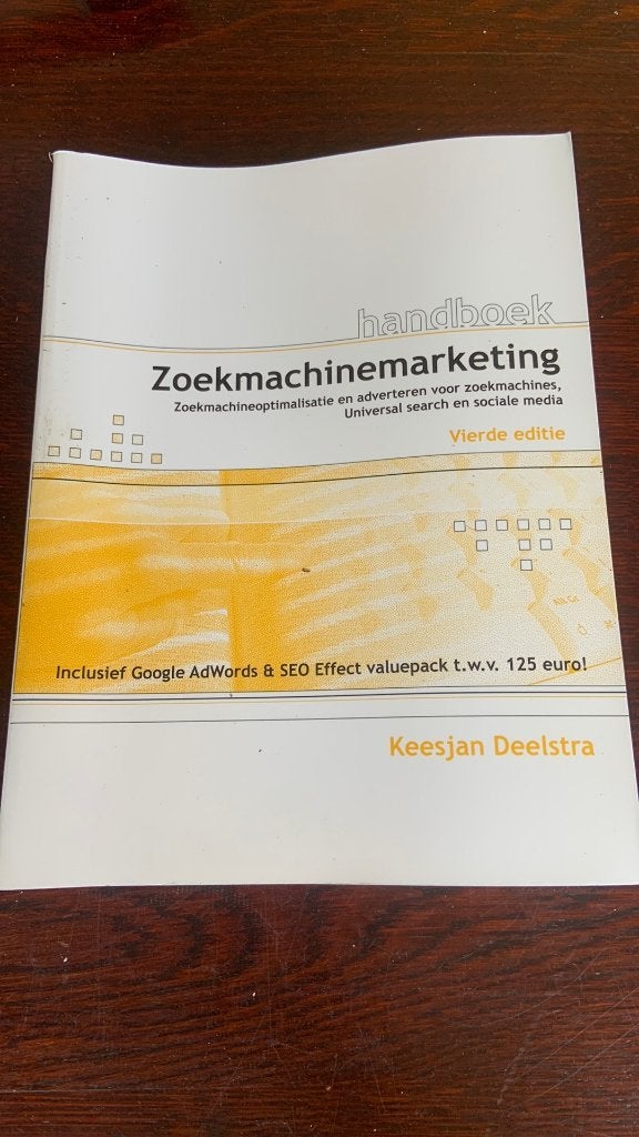 Keesjan Deelstra - Zoekmachinemarketing, Ophalen of Verzenden, Beta