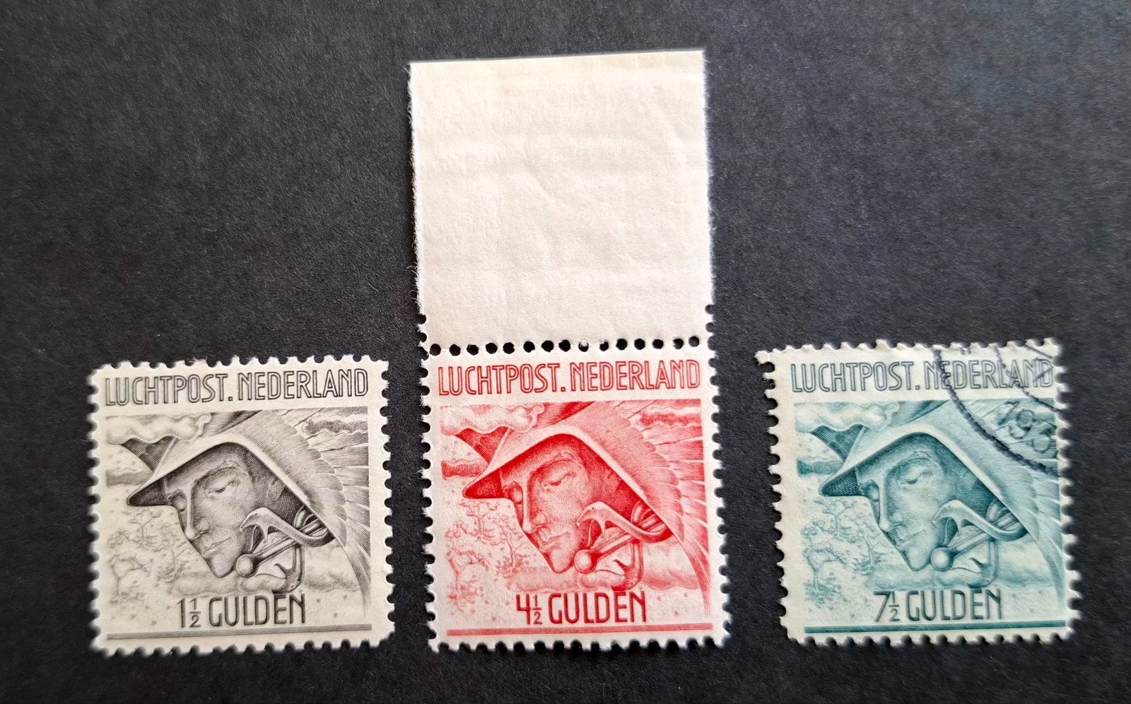 Nederland 1929 nvph LP6-8 Mercurius, Postzegels en Munten, Ophalen of Verzenden