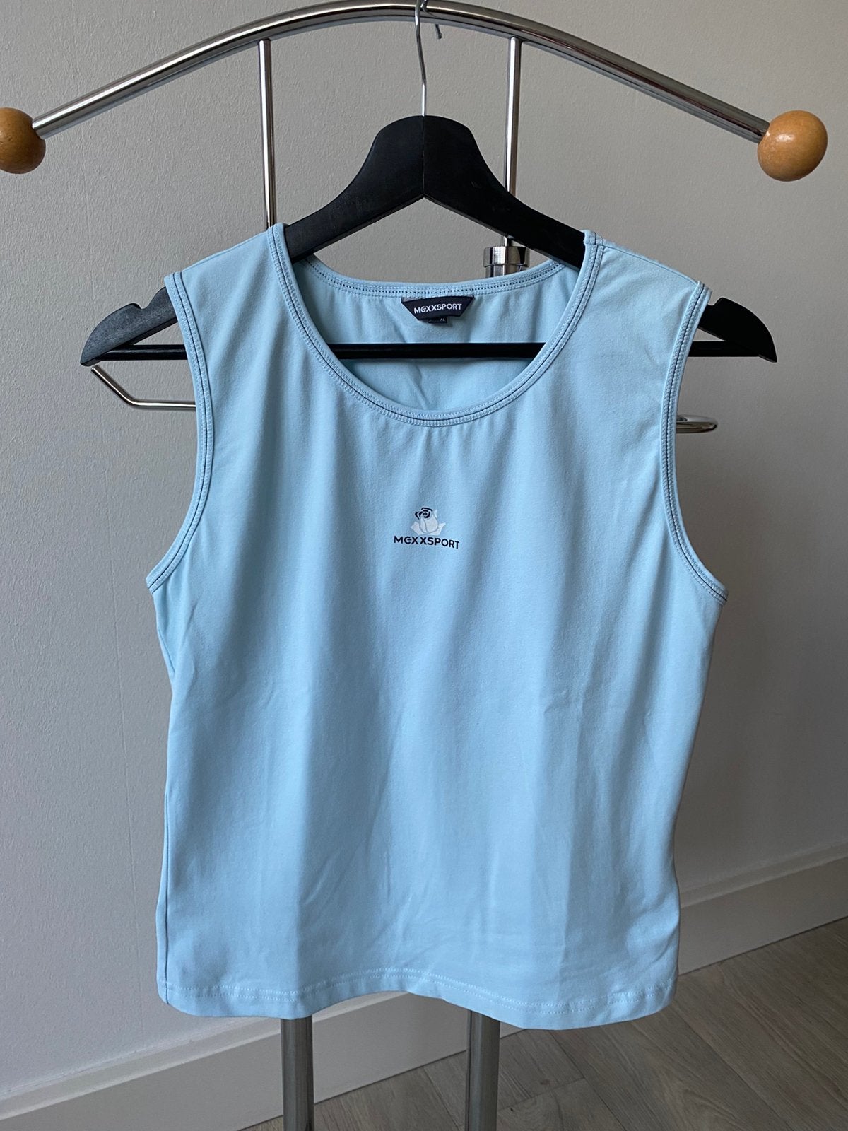 Mexx Sport Tanktop Maat L - Lichtblauw, Kleding | Dames, Blauw, Maat 42/44 (L), Ophalen of Verzenden, Fitness of Aerobics