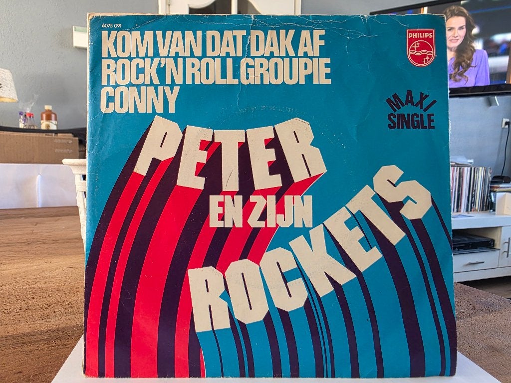 7" Single Peter En Zijn Rockets - Kom Van Dat Dak Af / Rock, Gebruikt, 7 inch, Ophalen of Verzenden, Overige typen