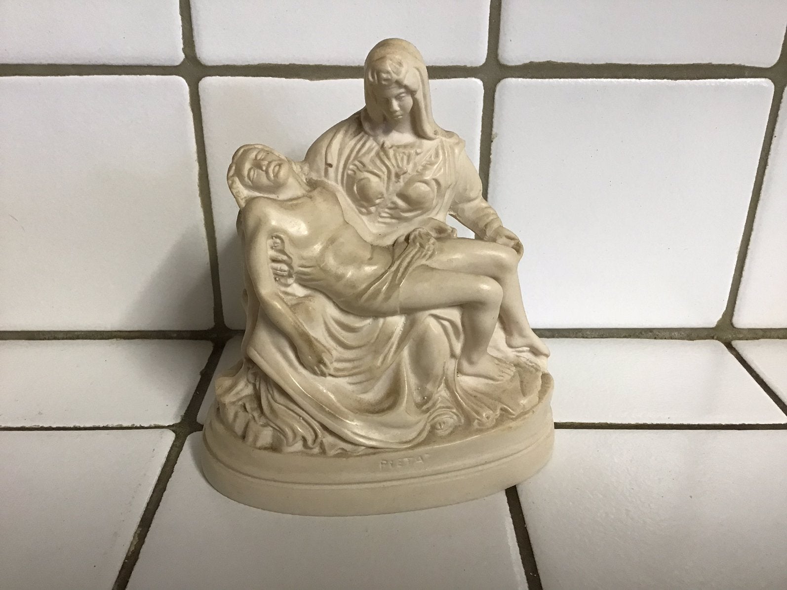 Pieta Maria Jezus R. Leoni, Ophalen of Verzenden, Gebruikt, Beeld(je)