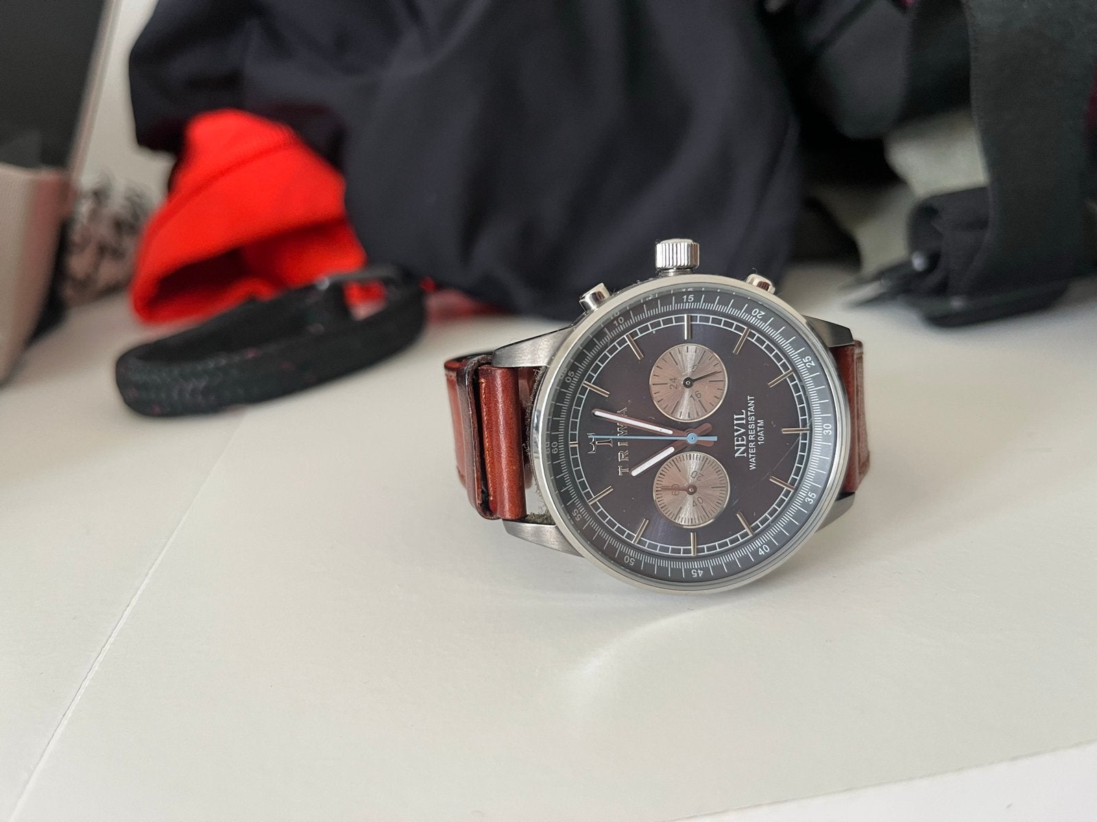 Triwa Horloge - Batterij vervangen, lichte kras, Overige merken, Staal, Polshorloge, Ophalen of Verzenden