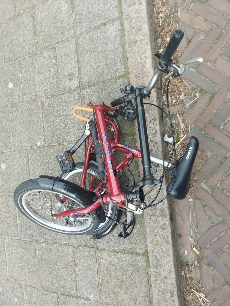 vouwfiets  0612536082, Fietsen en Brommers, Fietsen | Vouwfietsen, Ophalen, Gebruikt, Velgrem, 16 tot 18 inch
