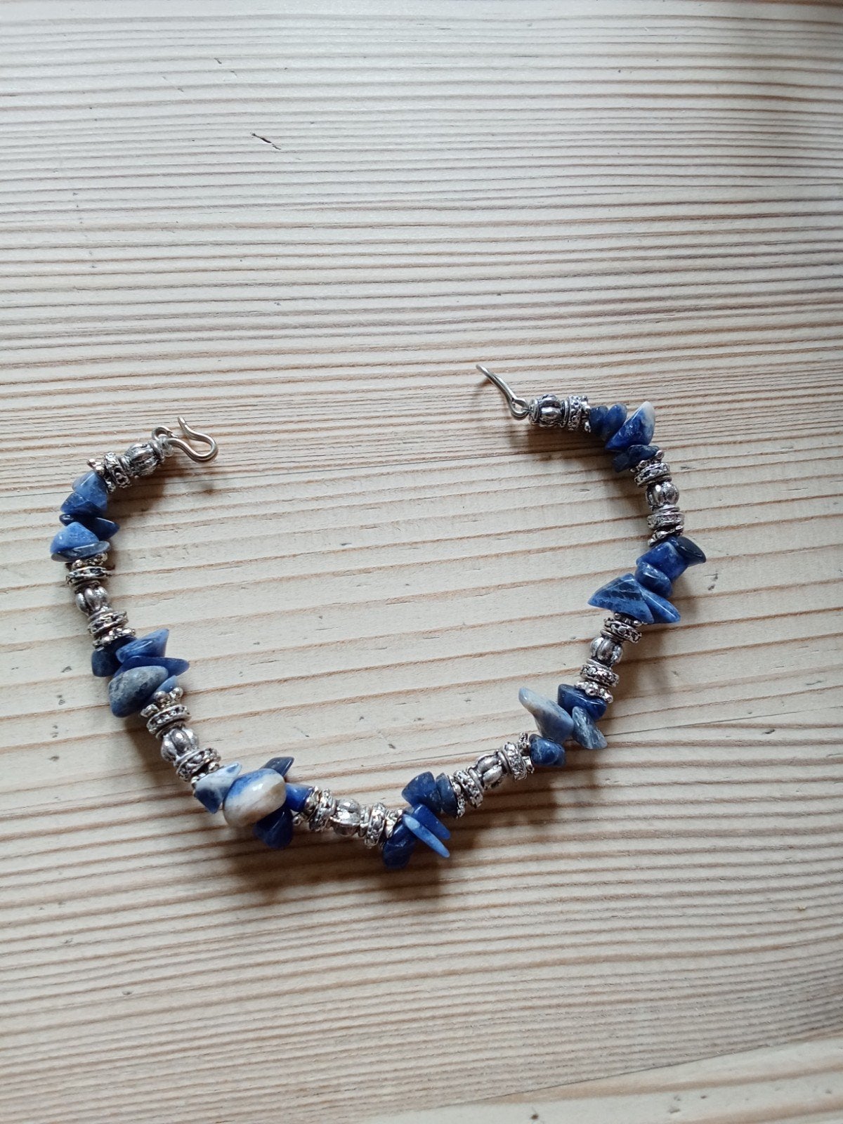 Mooie blauwe armband met edelsteen, Overige materialen, Blauw, Nieuw, Ophalen of Verzenden