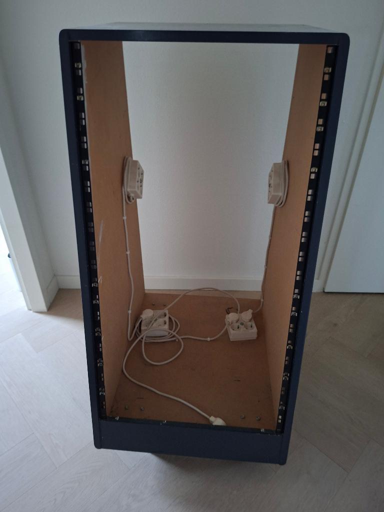 19" rek voor studioapparatuur, Audio, Tv en Foto, Versterkers en Receivers, Gebruikt, Minder dan 60 watt, Overige merken, Ophalen