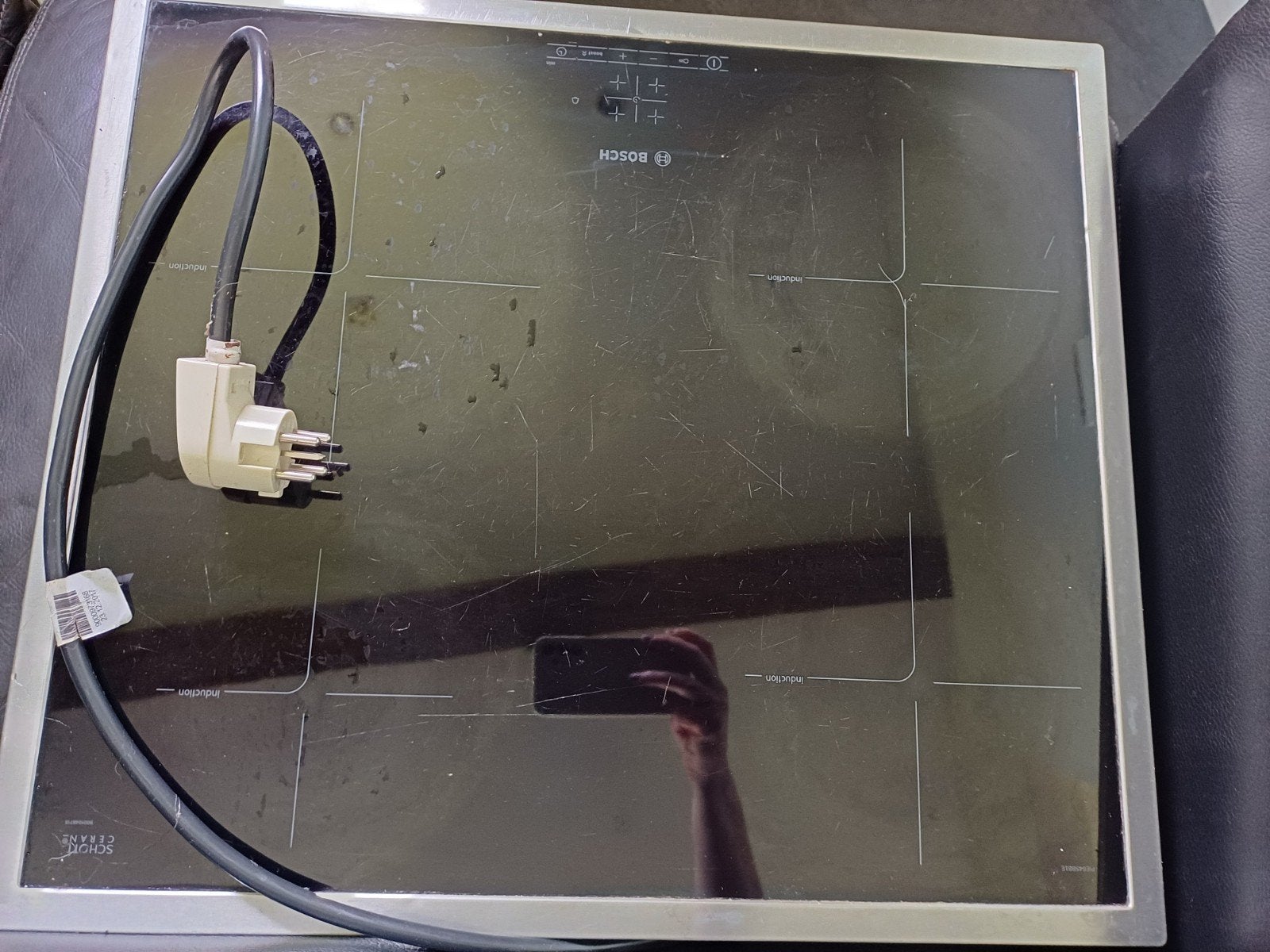 Bosch Inductiekookplaat PIE645BB1E/02 - 4 Kookzones, Gebruikt, Inbouw, Inductie, 4 kookzones