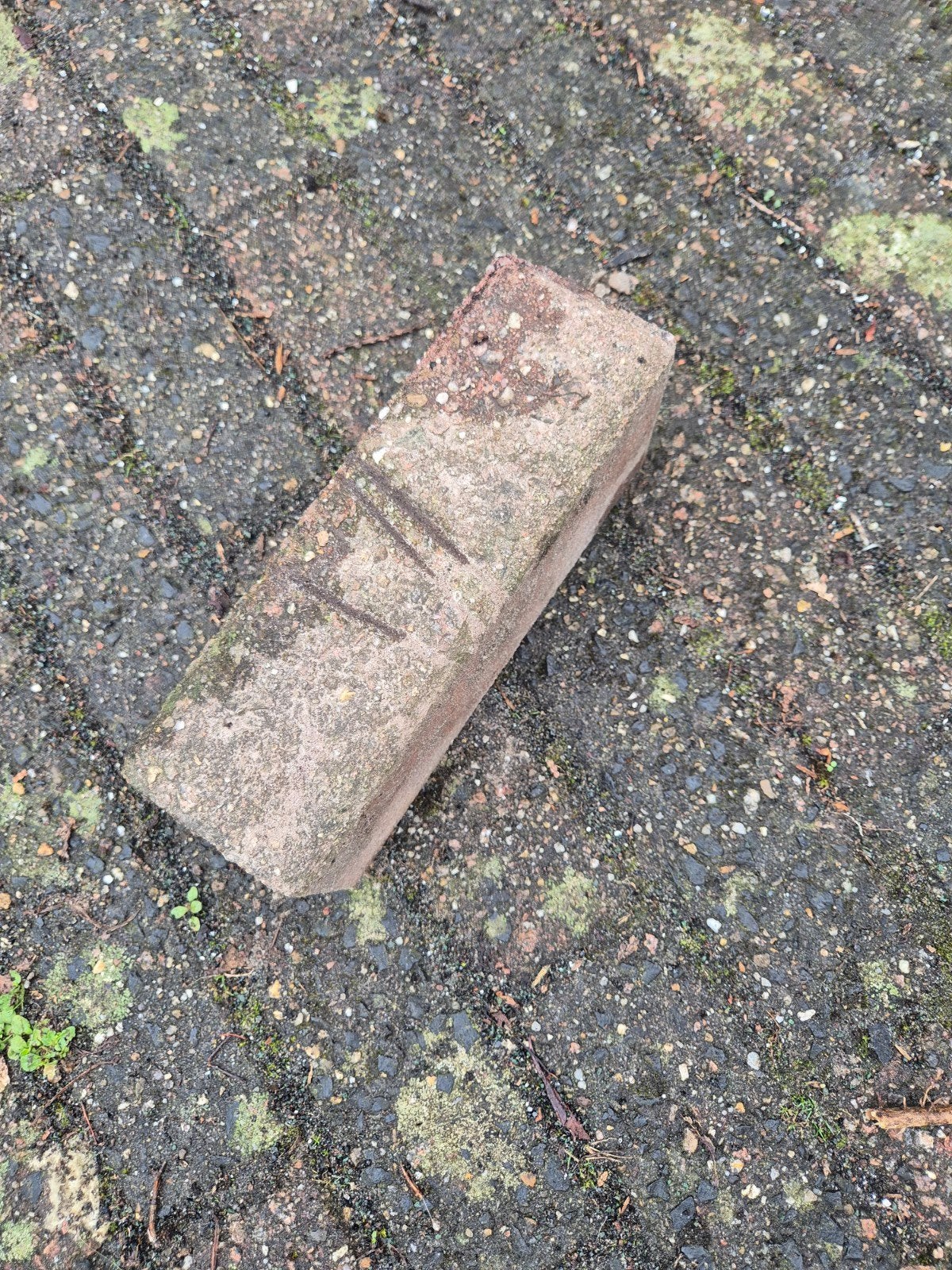 Waaltjes circa 23 m2 - Gebruikt - gratis, Tuin en Terras, Ophalen, Overige materialen, Gebruikt, Klinkers