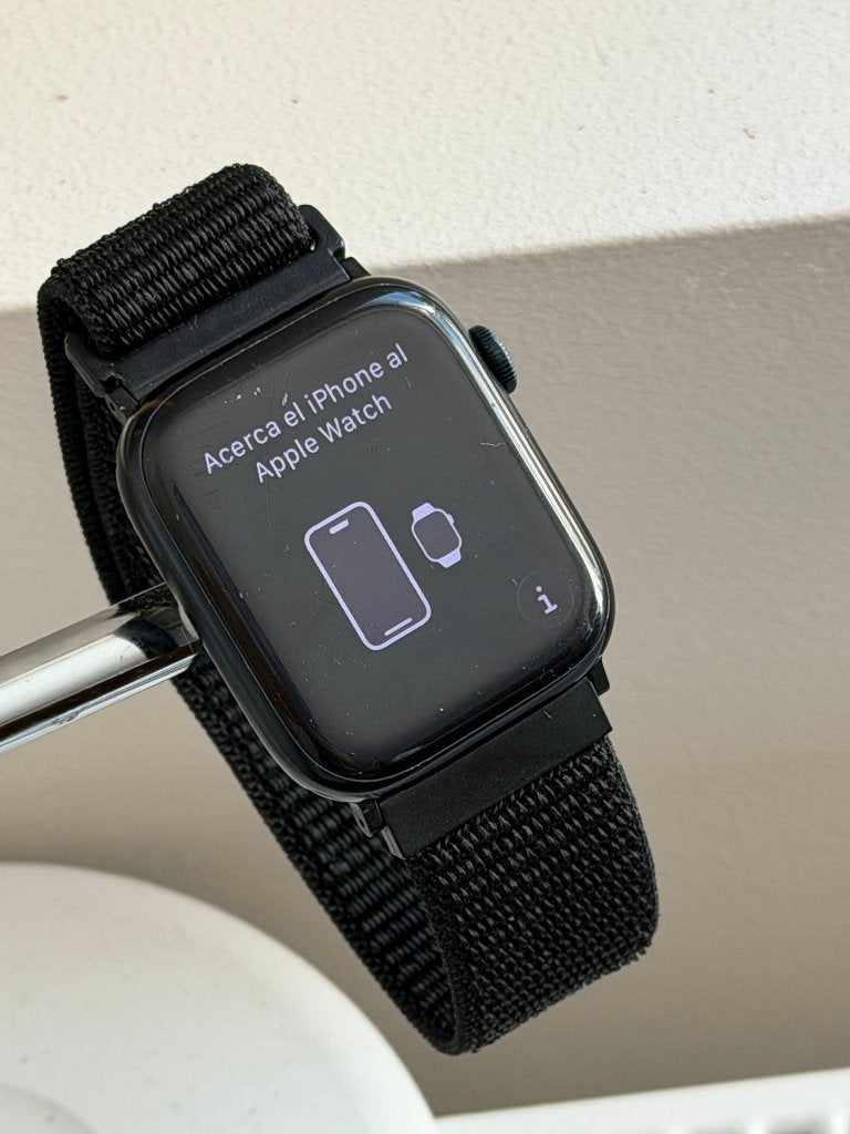 Apple Watch Series 9 45mm Cellular – Midnight, Ophalen, Gebruikt, Apple Watch ⌚️, Zwart