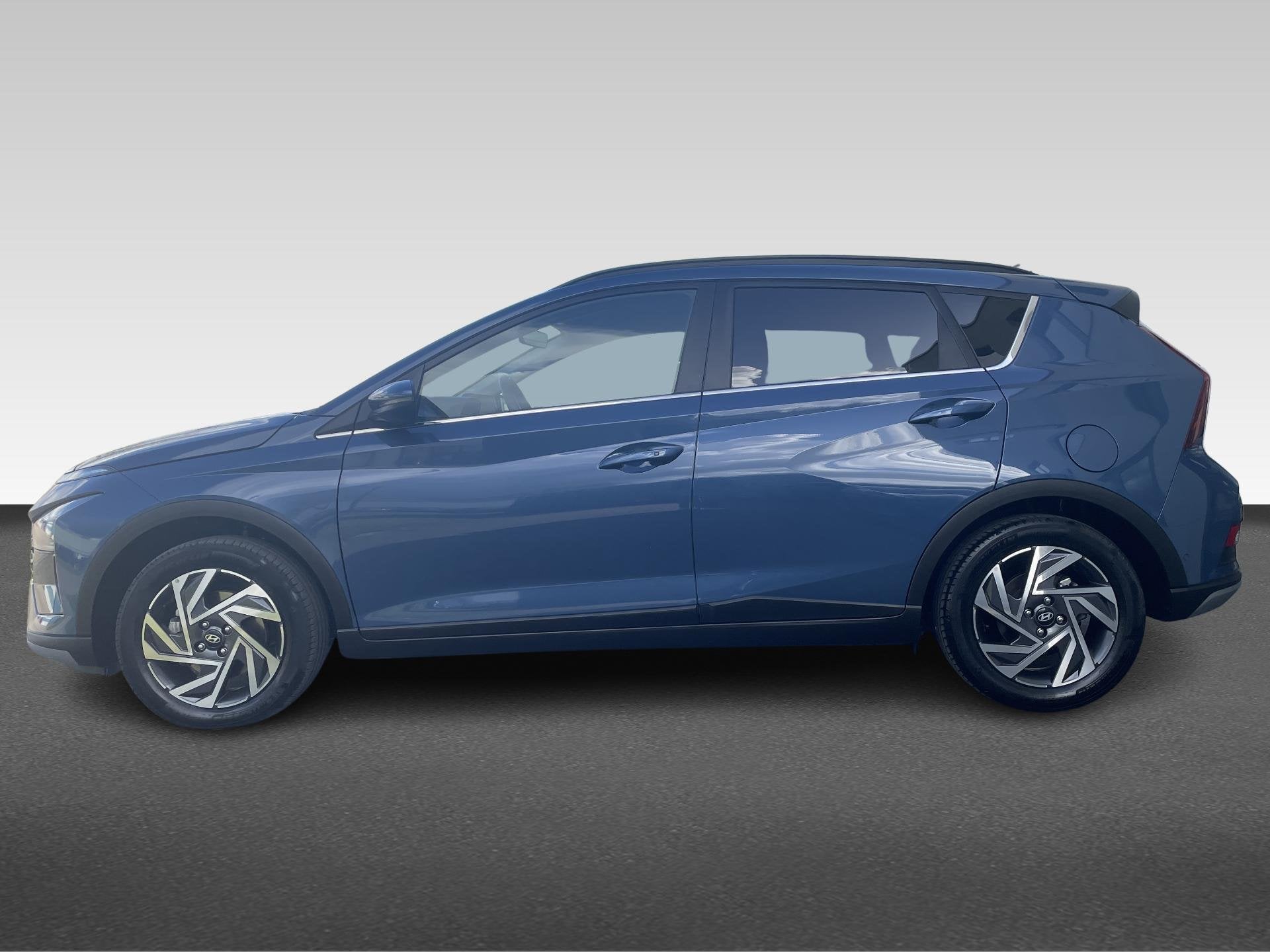 Hyundai Bayon 1.0 T-GDI Premium, Auto's, Gebruikt, 1095 kg, Blauw, Origineel Nederlands