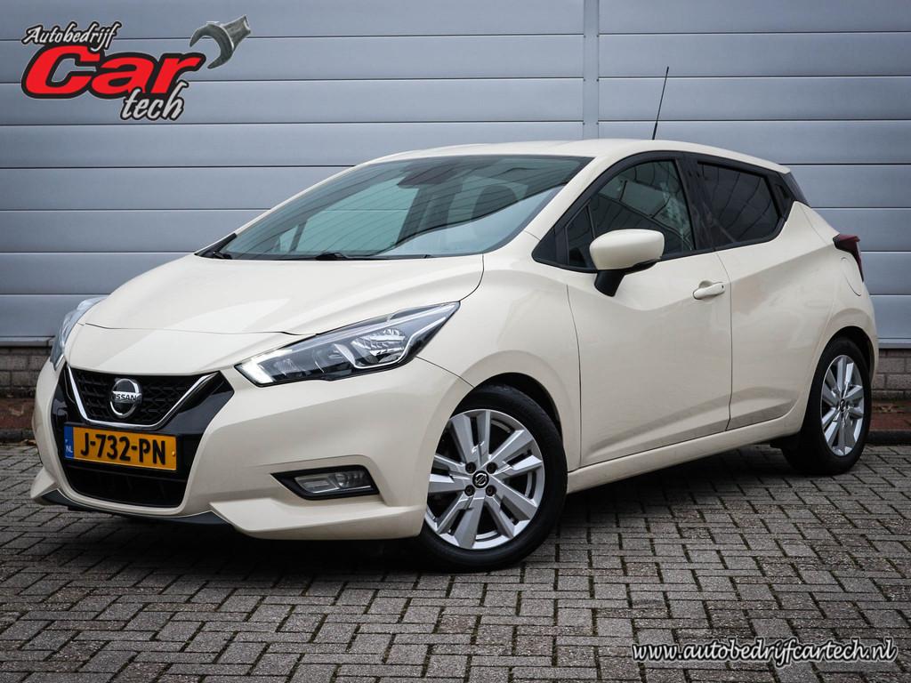 Nissan Micra 1.0 IG-T N-Connecta | Airco | Navi | Cruise | l, Gebruikt, 1055 kg, Origineel Nederlands, 3 cilinders