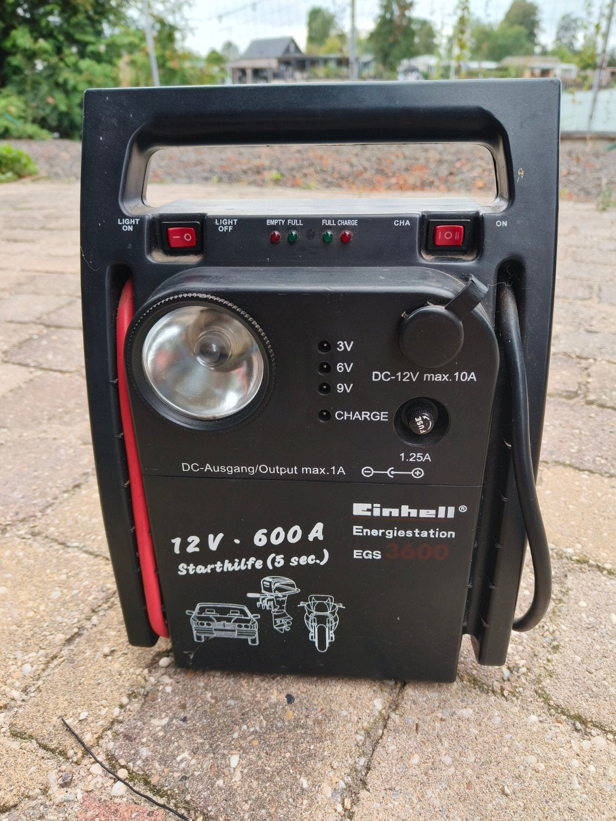 Einhell EGS3600 Energiestation - Startbooster & Powerbank, Auto diversen, Ophalen
