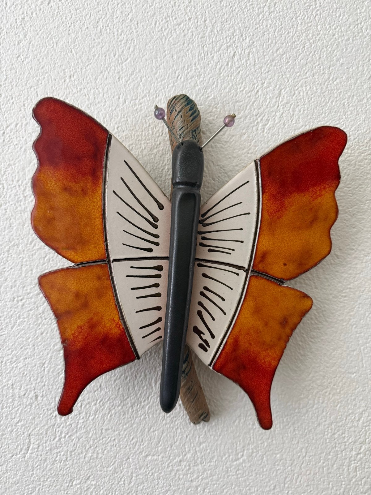 Set van 2 decoratieve vlinders voor aan de muur, Ophalen of Verzenden