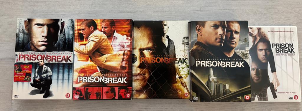 Prison Break Serie - S1 t/m S4 + The Final Break, Vanaf 12 jaar, Ophalen, Zo goed als nieuw