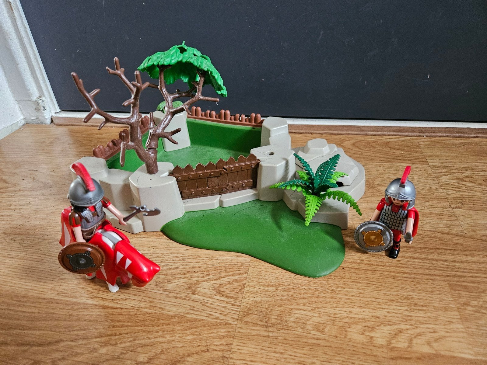 Playmobil Romeinse set met fort en paard en ridder, Ophalen of Verzenden, Gebruikt, Complete set