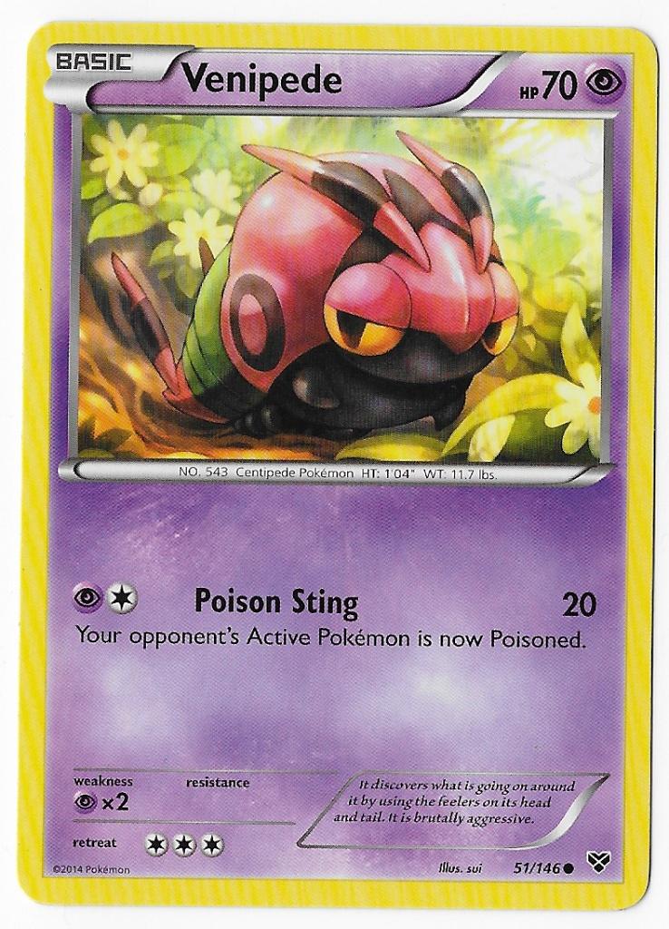 XY,  Venipede [common] 51/146, Verzenden, Nieuw, Losse kaart