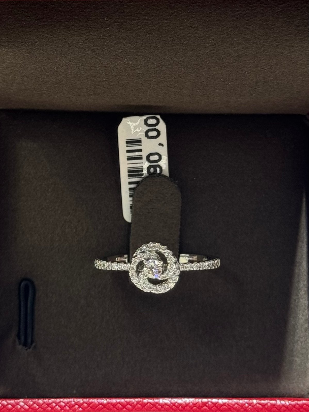 18K Goud - Diamanten Ring - 18Karaat - Nieuw - NU 30%KORTING, Sieraden, Tassen en Uiterlijk, Ringen, Wit, Nieuw, Ophalen of Verzenden