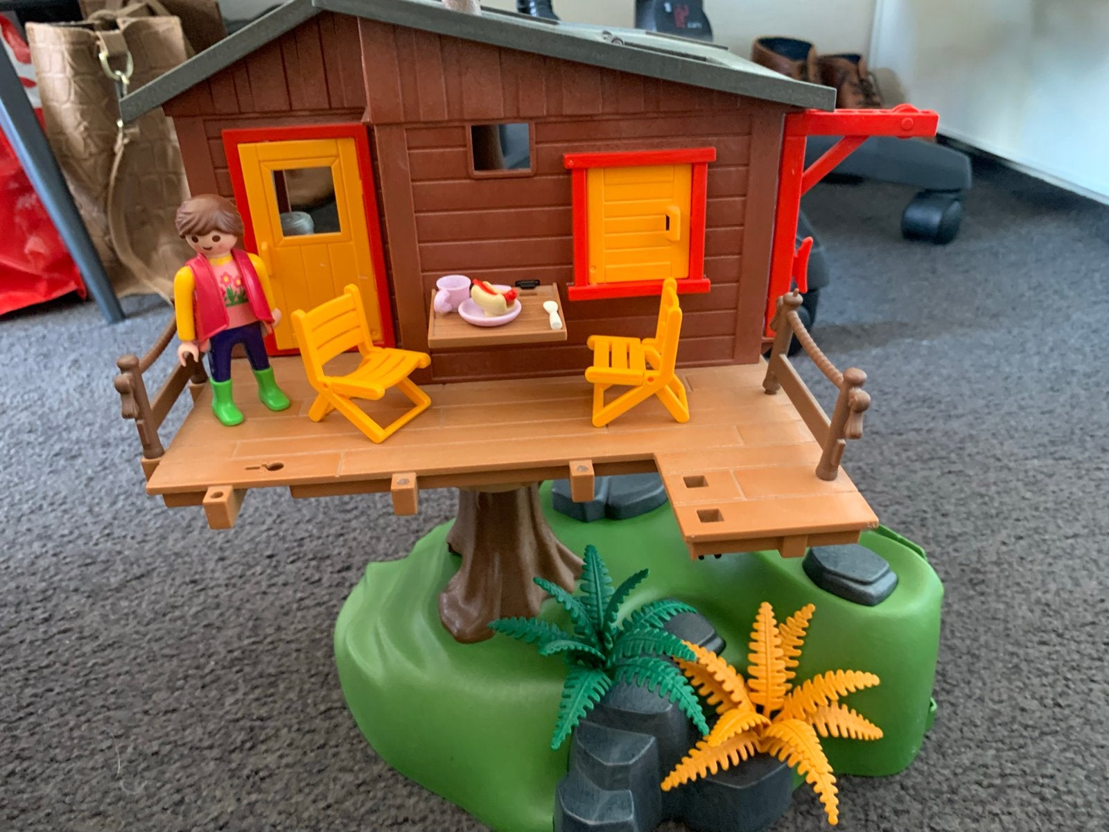 Grote Playmobil set: Safari, Politiebureau & Boomhut, Kinderen en Baby's, Ophalen, Gebruikt, Gebouw, Losse onderdelen