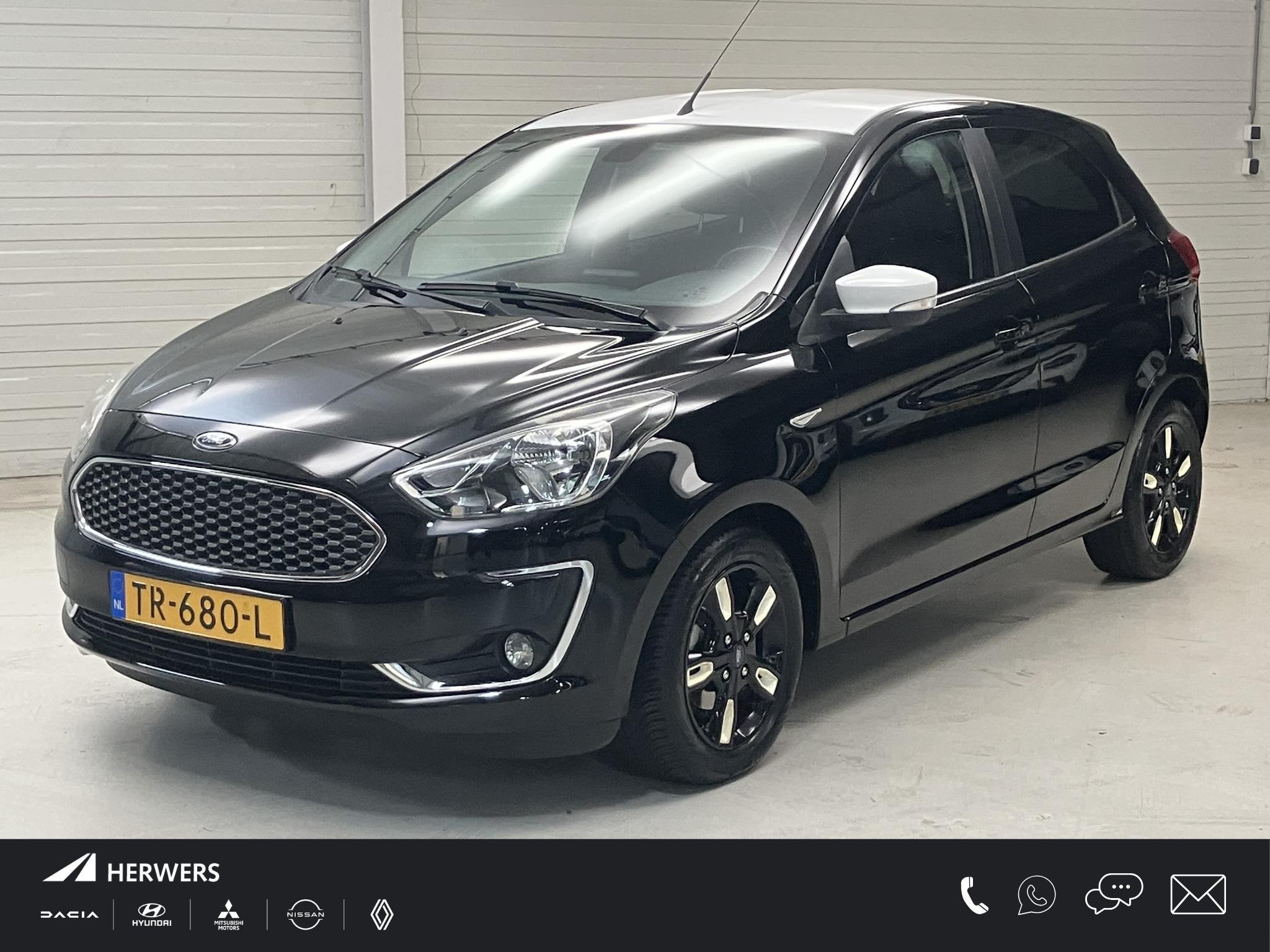 Ford Ka+ 1.2 Trend Ultimate Black / Stoelverwarming / Climat, Auto's, Voorwielaandrijving, Ka, Origineel Nederlands, Handgeschakeld