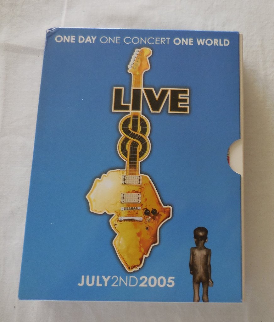 4DVD Live 8 July 2nd 2005 (Live Aid 2005), Alle leeftijden, Ophalen, Zo goed als nieuw, Muziekvideo's