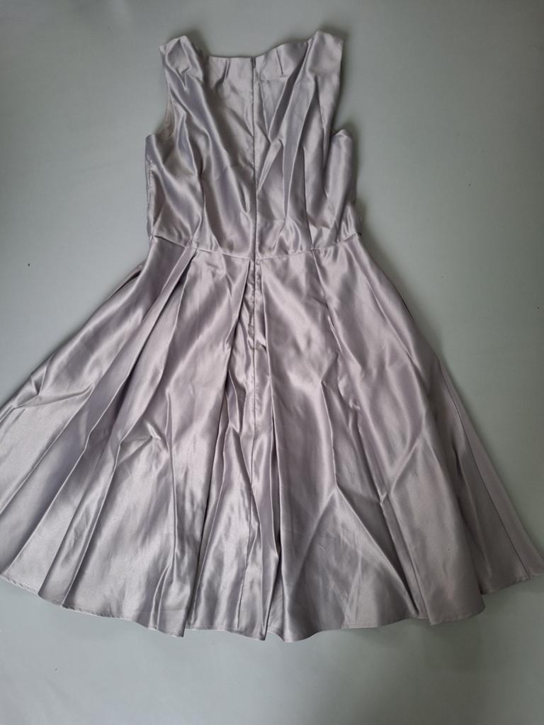 Mooie retro Swing jurk 40, Maat 38/40 (M), Ophalen of Verzenden, Zo goed als nieuw, Grijs