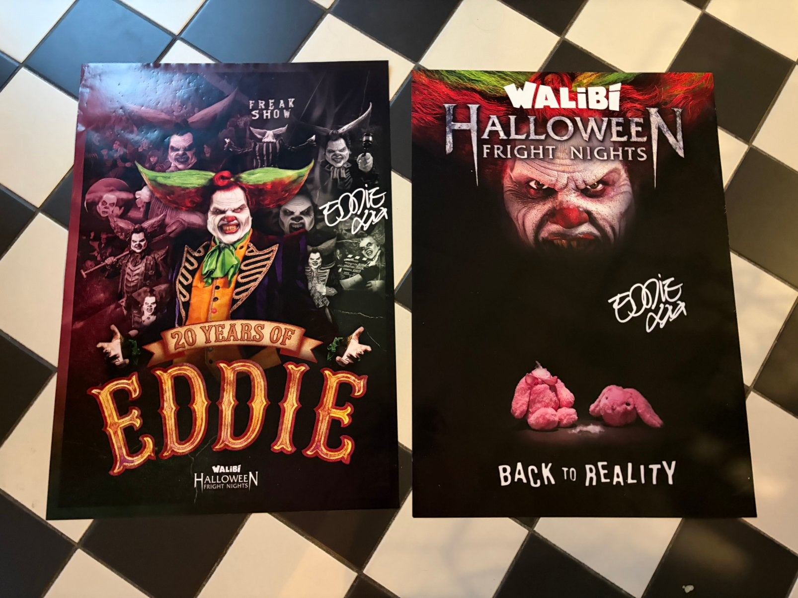 2x Walibi fright nights poster!, Twee personen