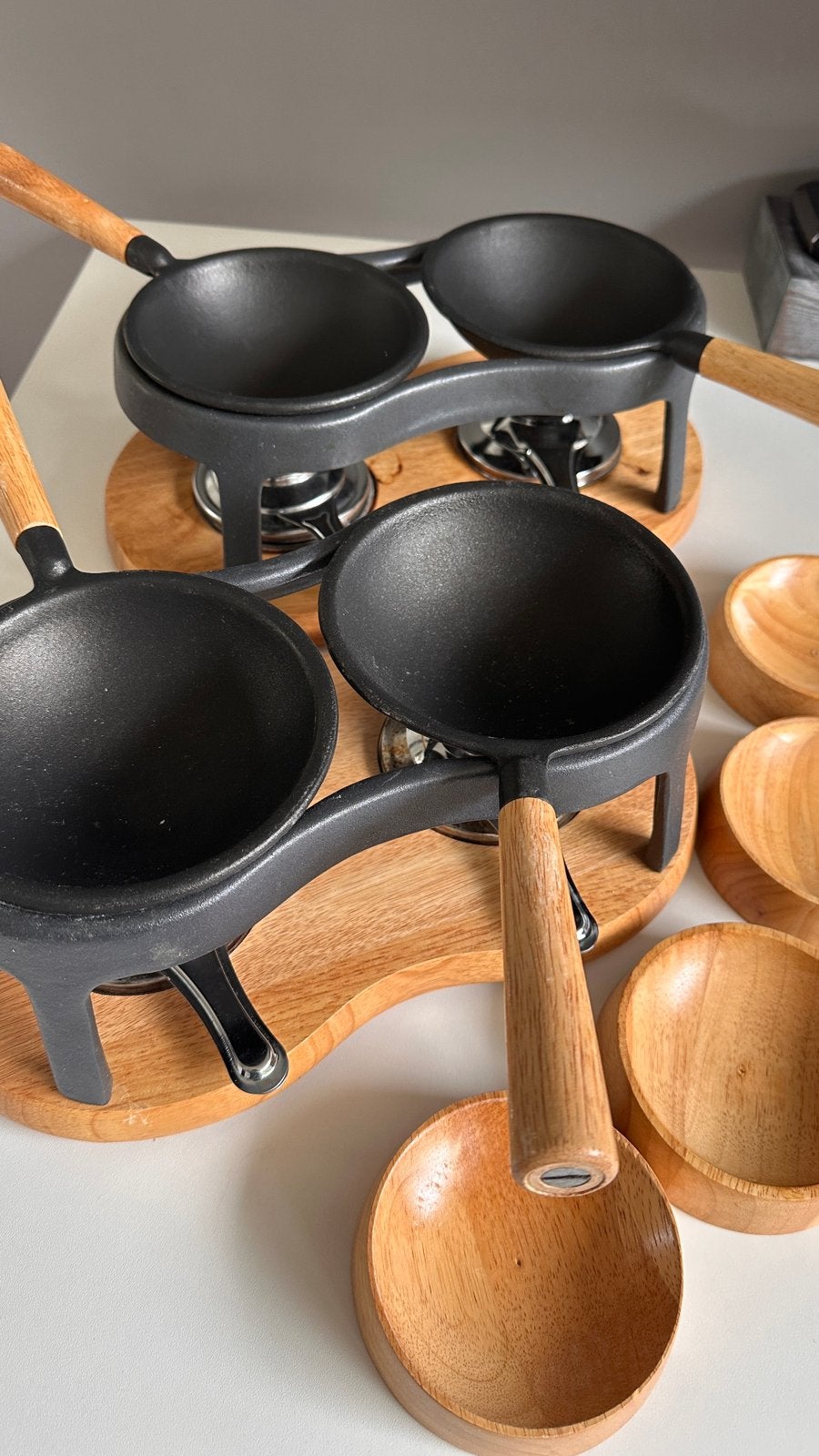 Mini wokset (4personen), Witgoed en Apparatuur, Gourmetstellen, Ophalen of Verzenden, Gebruikt, 4 t/m 7 personen