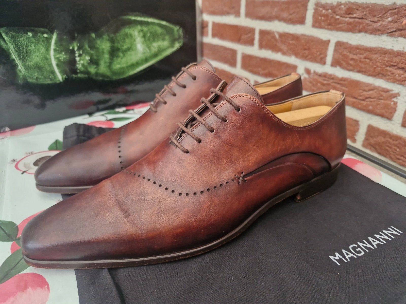 Magnanni Herenschoenen maat 42 / Uk 8, Ophalen of Verzenden, Zo goed als nieuw, Overige kleuren