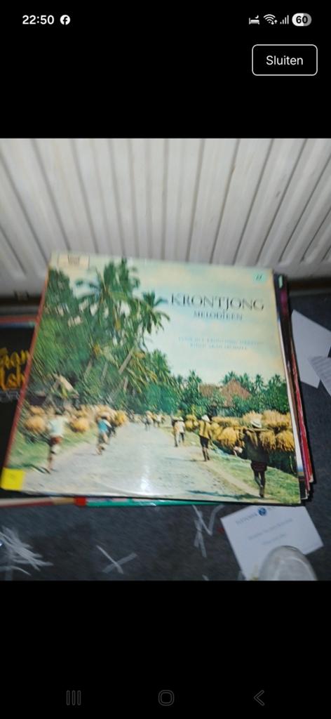Krontjong Melodieën LP - Vintage Indonesische Muziek, Gebruikt, Voor 1960, Ophalen of Verzenden, Aziatisch