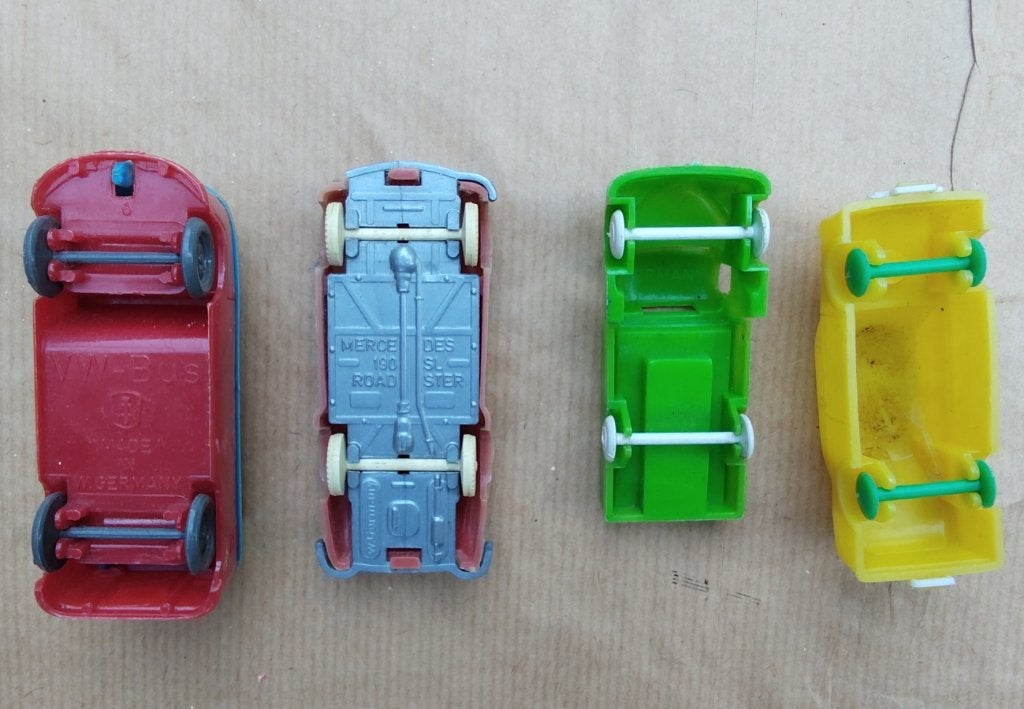 speelgoedauto's Matchbox Hasbro Oud plastic, Ophalen of Verzenden, Gebruikt