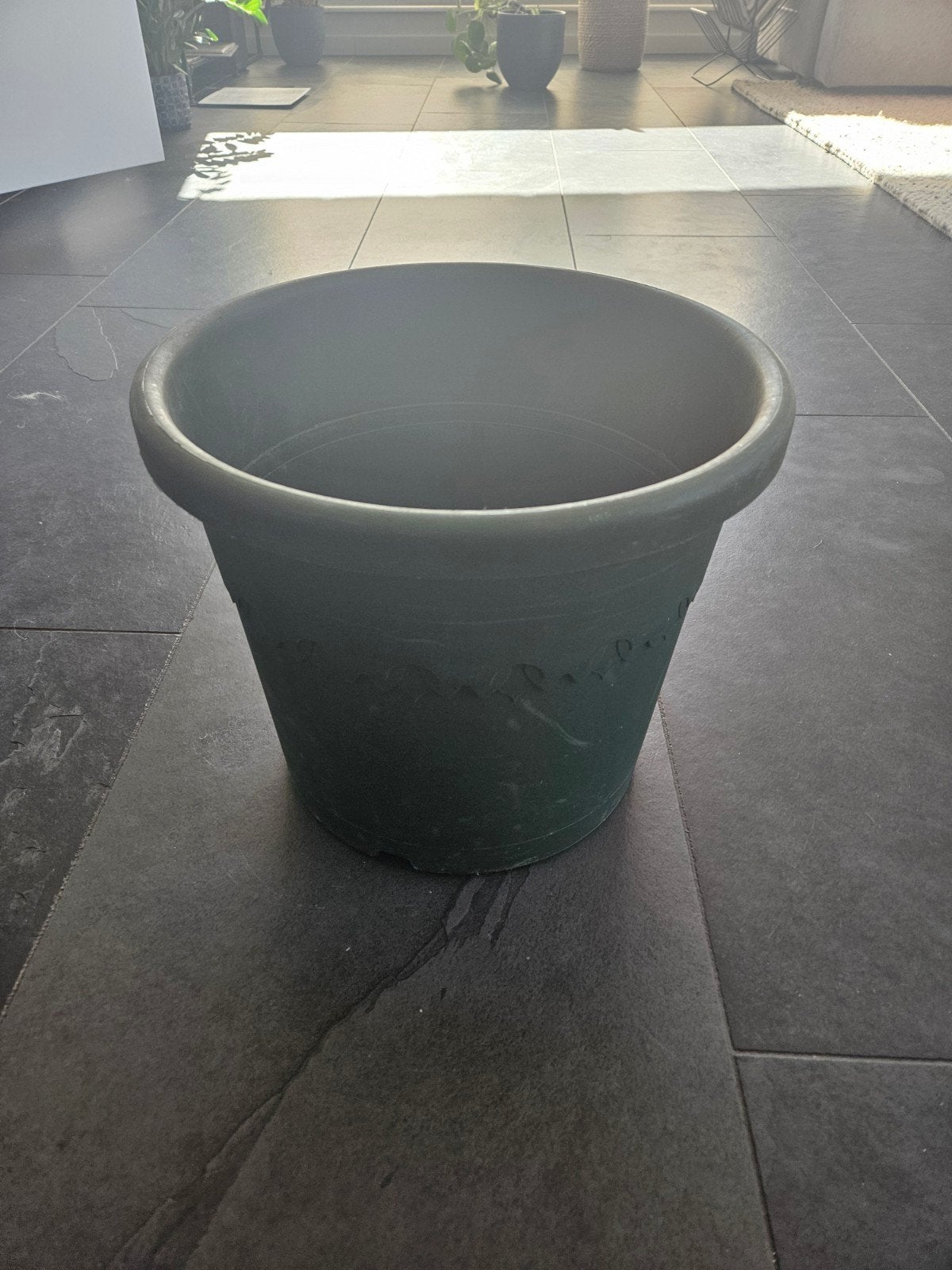 Grote groene kerstboompot llazric (gratis), Diversen, Kerst, Ophalen, Gebruikt