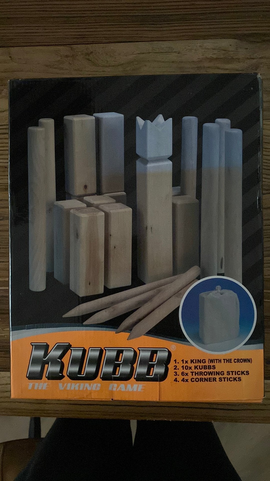 KUBB spel, Ophalen of Verzenden, Zo goed als nieuw