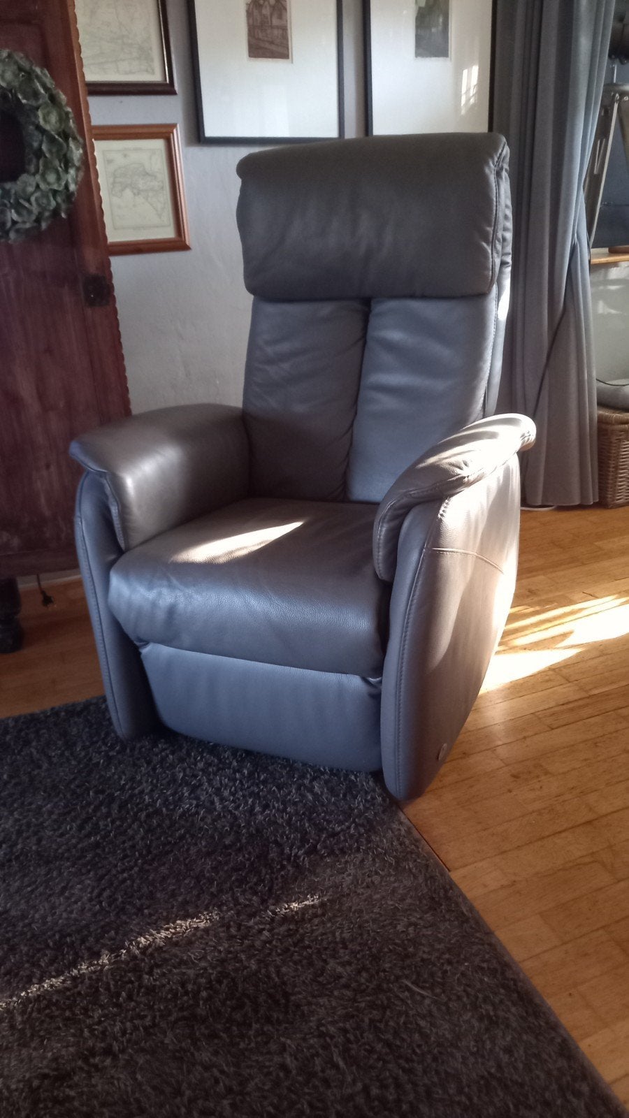 3 motoren + sta op motor fauteuil Paris, Ophalen, Gebruikt, Minder dan 75 cm, Leer
