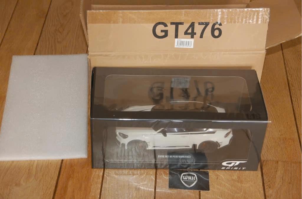 BMW M2 M PERFORMANCE white GT spirit GT476 in box WRH, Hobby en Vrije tijd, Modelauto's | 1:18, Verzenden, Zo goed als nieuw, Auto