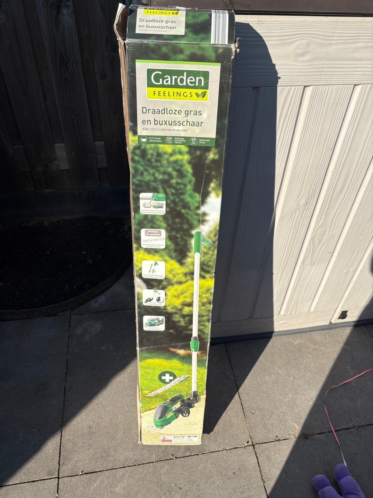 Garden Feelings Draadloze Gras- en Buxusschaar, Ophalen, Zo goed als nieuw, Accu-grasmaaier