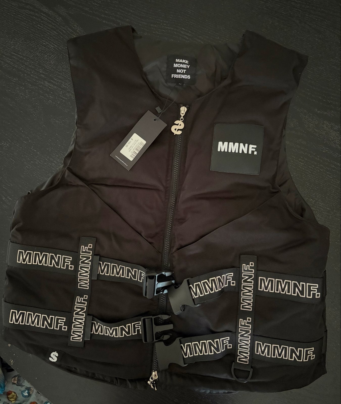 MMNF Bodywarmer Zwart, Ophalen of Verzenden, Nieuw, Maat 48/50 (M), Zwart