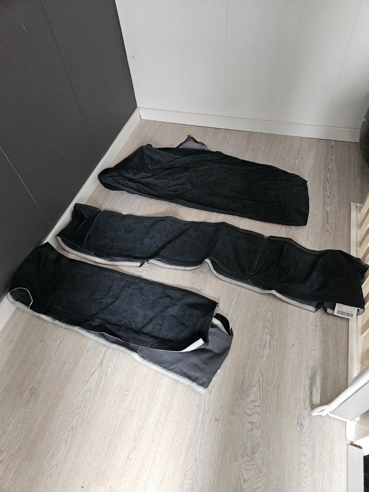 IKEA VIMLE 3-zitsbank hoes Saxemara zwartblauw, Ophalen, Gebruikt, Driepersoons, Stof
