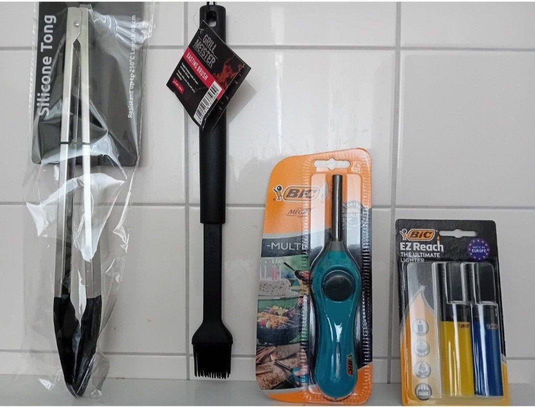Tang/Kwast/Aanstekers Voor BBQ. Nieuw!, Tuin en Terras, Ophalen, Nieuw