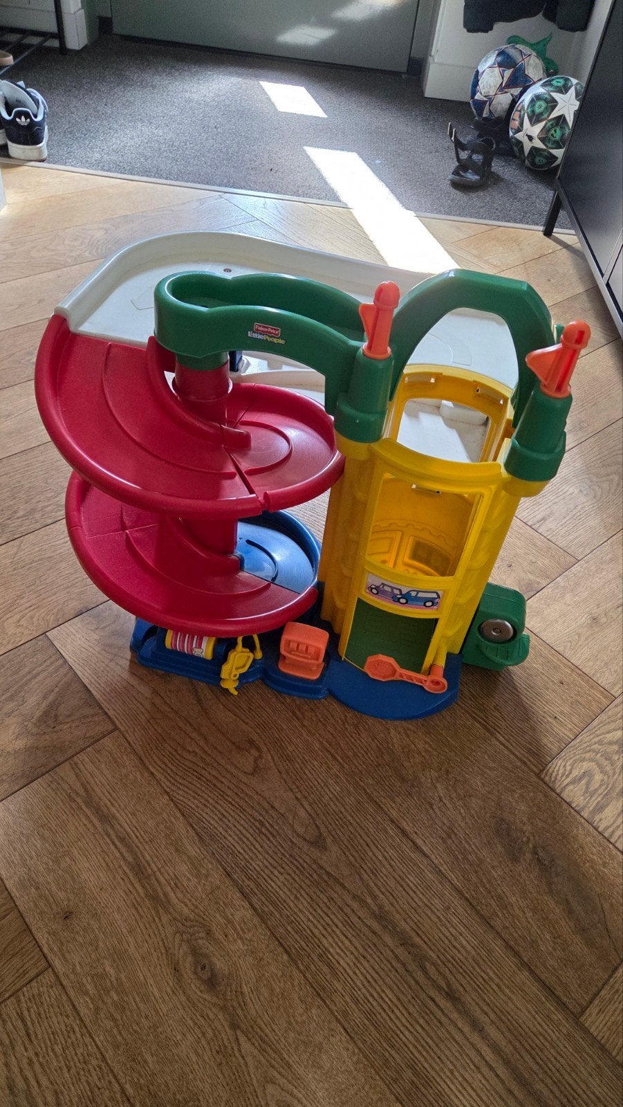 Fisher-Price Little People Speelgoed Garage met Spiraal, Ophalen, Gebruikt, Jongen of Meisje