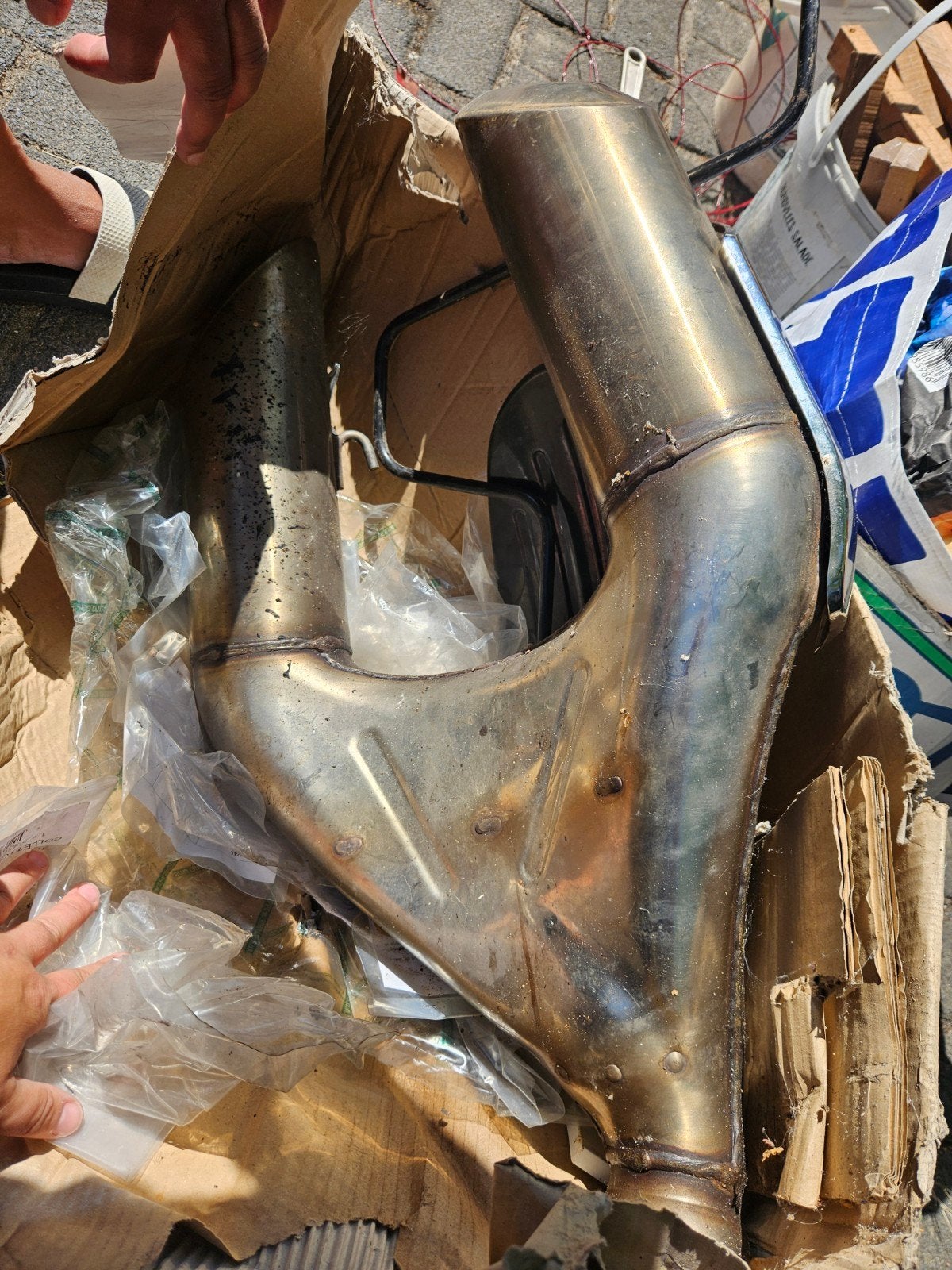 Originele uitlaat voor KTM Superduke 990, Ophalen, Gebruikt