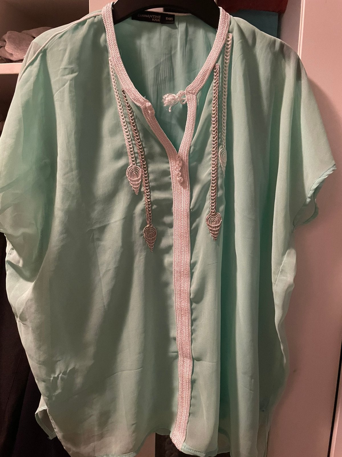 Tuniek caftan Marokkaanse tuniek diamontine 152, Ophalen of Verzenden, Zo goed als nieuw