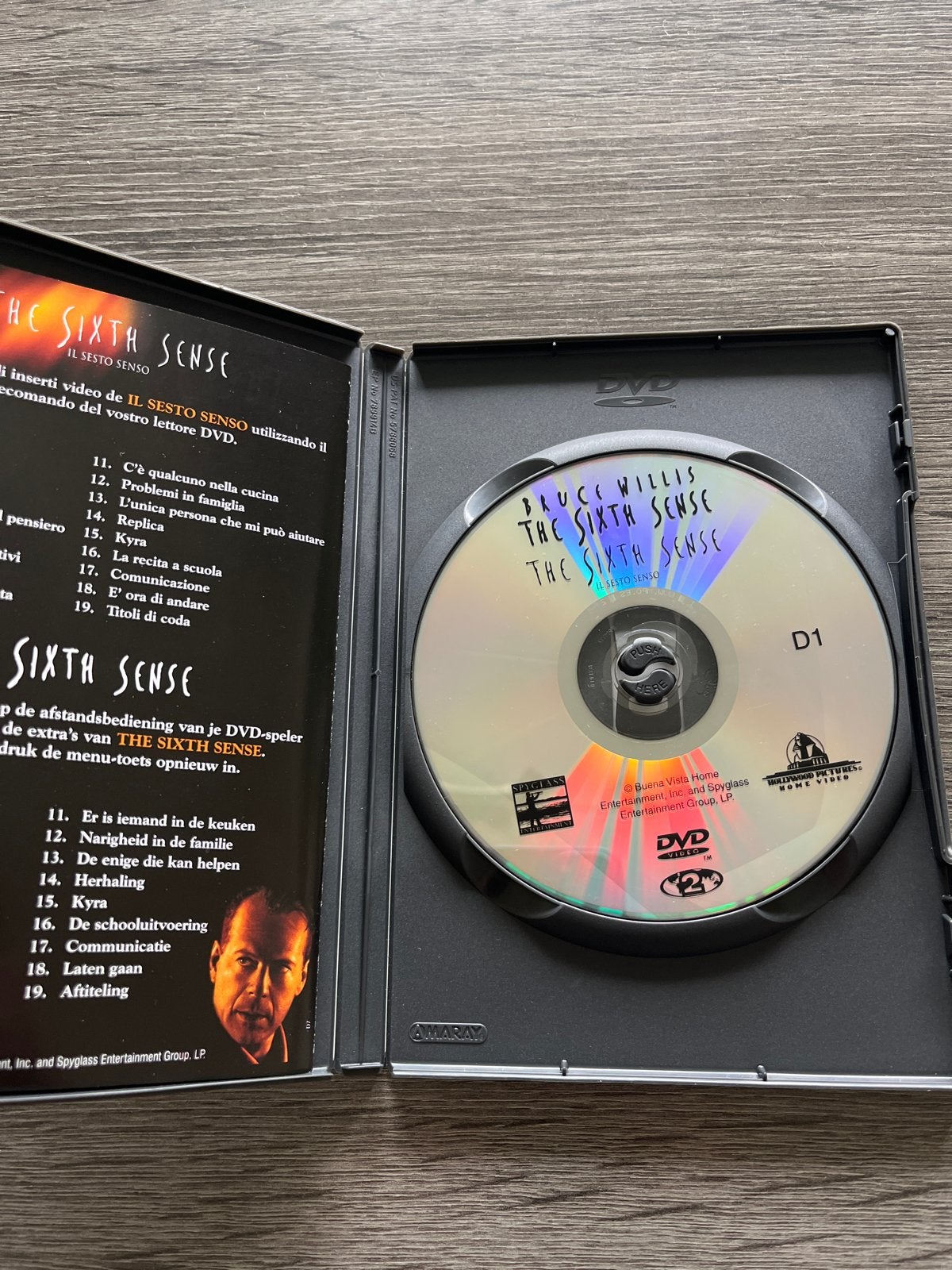 DVD The Sixth Sense - Bruce Willis Thriller, Psychologische thriller, Vanaf 16 jaar, Nederlands, Ophalen of Verzenden