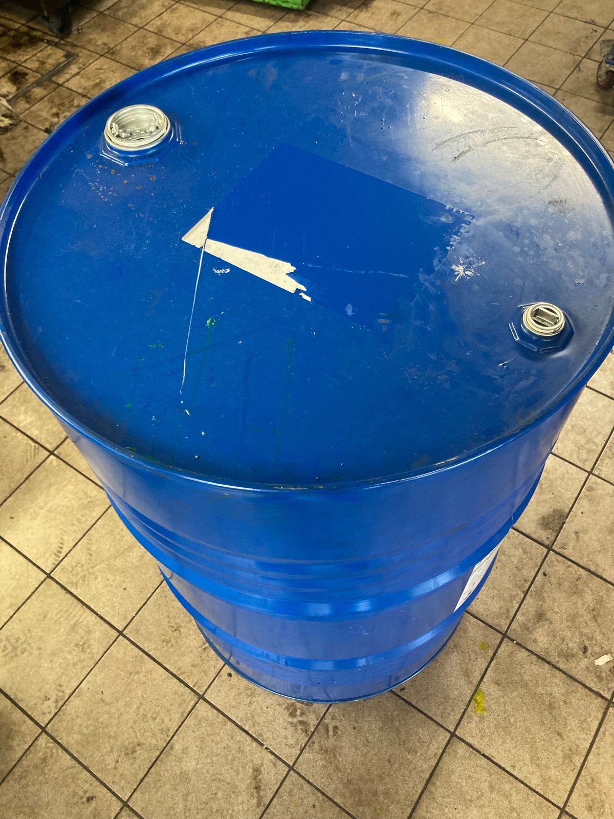 Olievat 200 liter 🛢️, Ophalen, Gebruikt