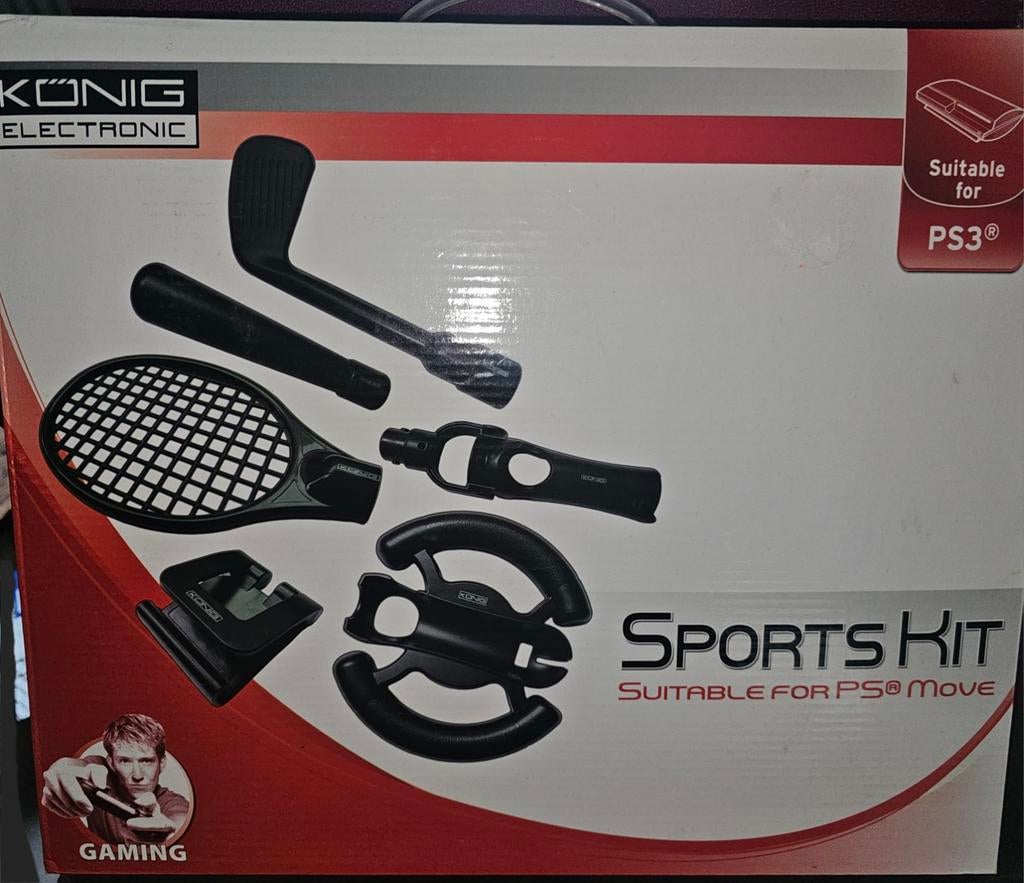 König Electronic Sports Kit voor PS3 Move, Spelcomputers en Games, Spelcomputers | Sony PlayStation Consoles | Accessoires, Ophalen of Verzenden