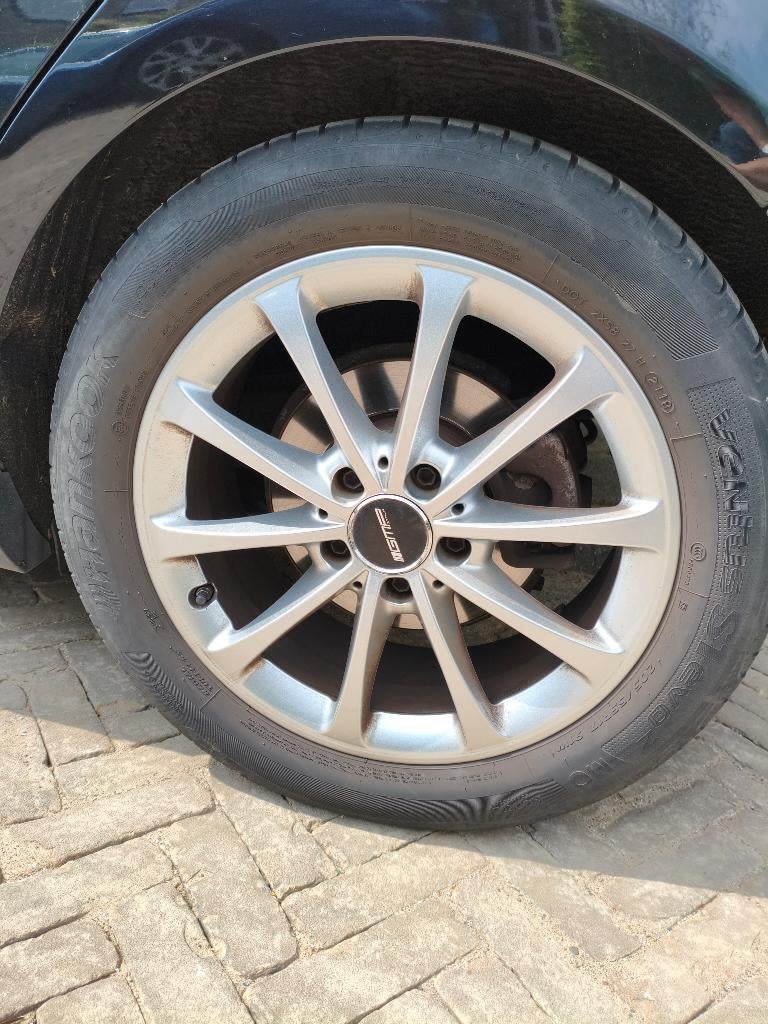 17 steek 5x112 lm velgen + banden, Ophalen, Gebruikt, Banden en Velgen, 17 inch