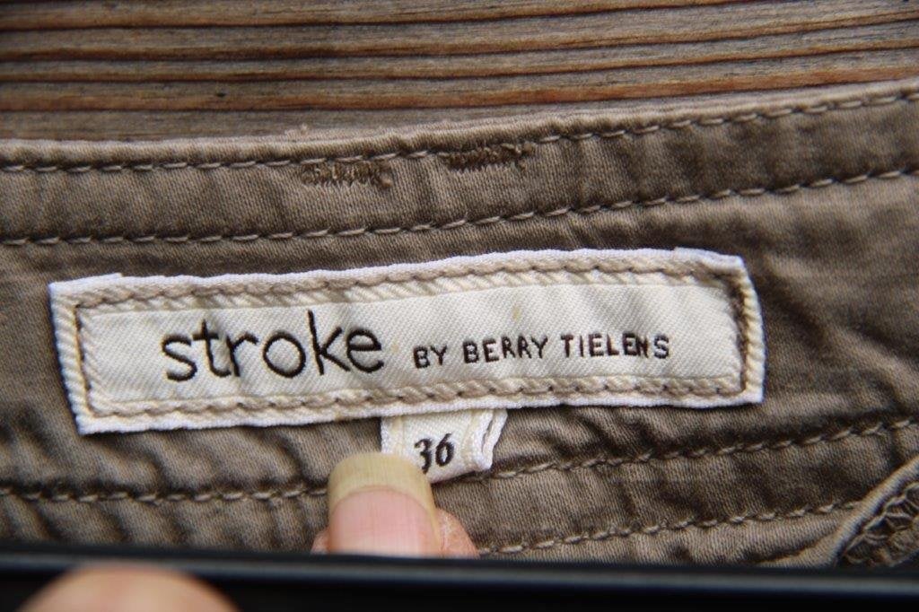 Rok licht bruin Stroke by Berry Tielens mt 36 Vaste prijs OP, Bruin, Ophalen of Verzenden, Zo goed als nieuw, Knielengte