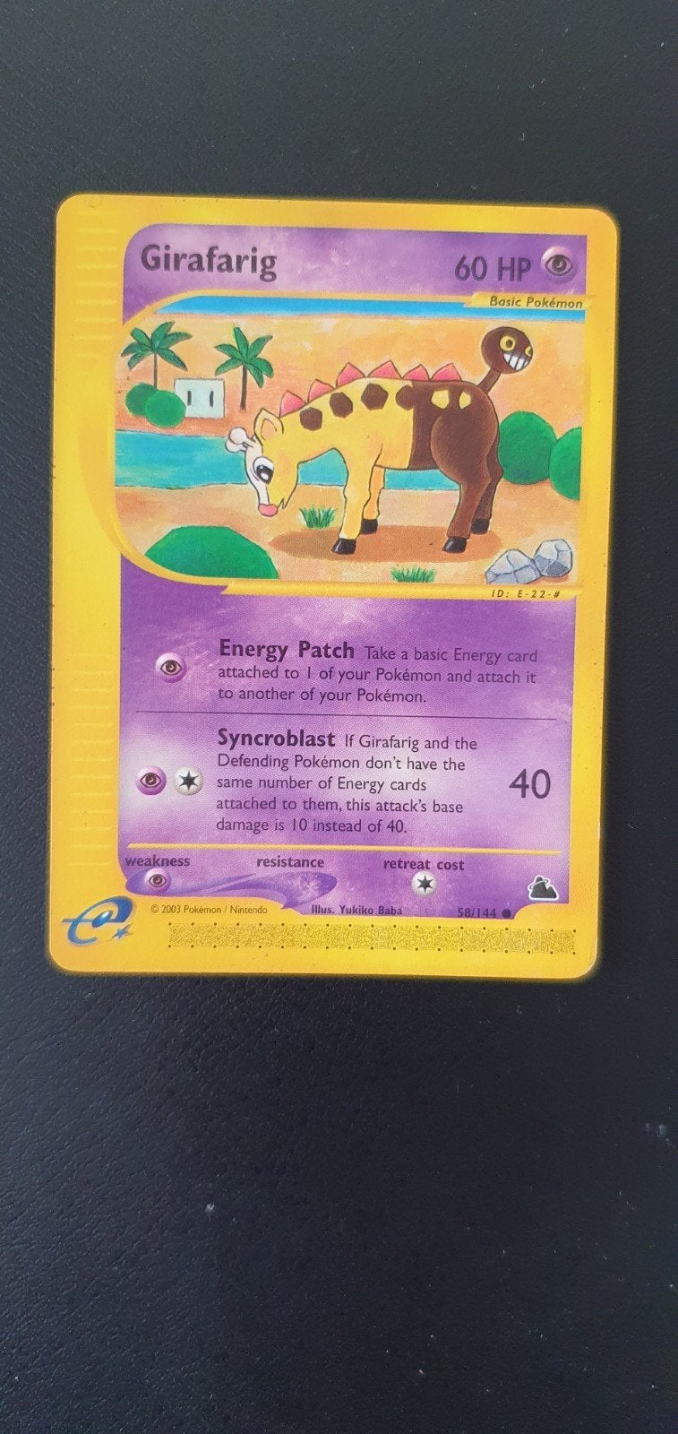 Girafarig 58/144 pokemon kaart, Ophalen of Verzenden