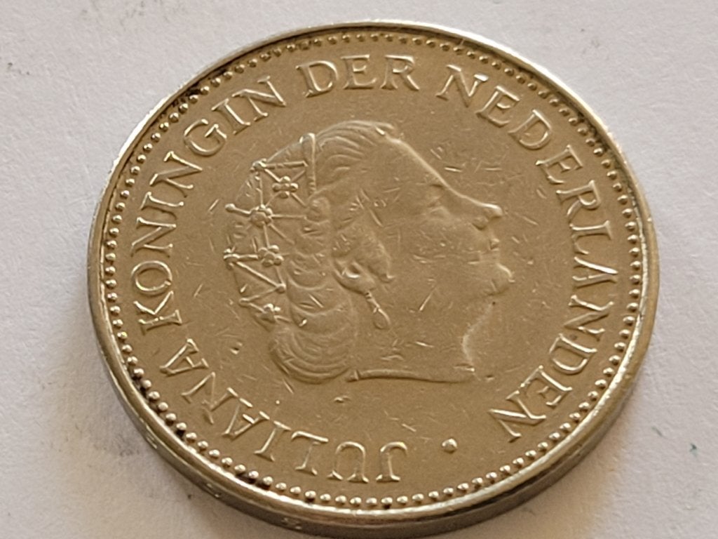 Eén GULDEN Juliana 1971, Verzenden, Koningin Juliana, 1 gulden, Losse munt