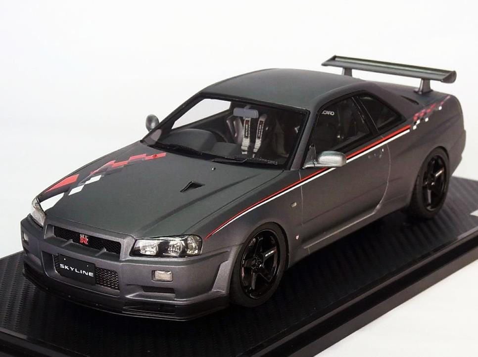 Ignition Model Nissan Skyline GT-R R34 V-specII Nismo IG0236, Hobby en Vrije tijd, Modelauto's | 1:18, Verzenden, Nieuw, Auto